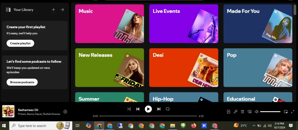Spotify Premium MOD APK para PC