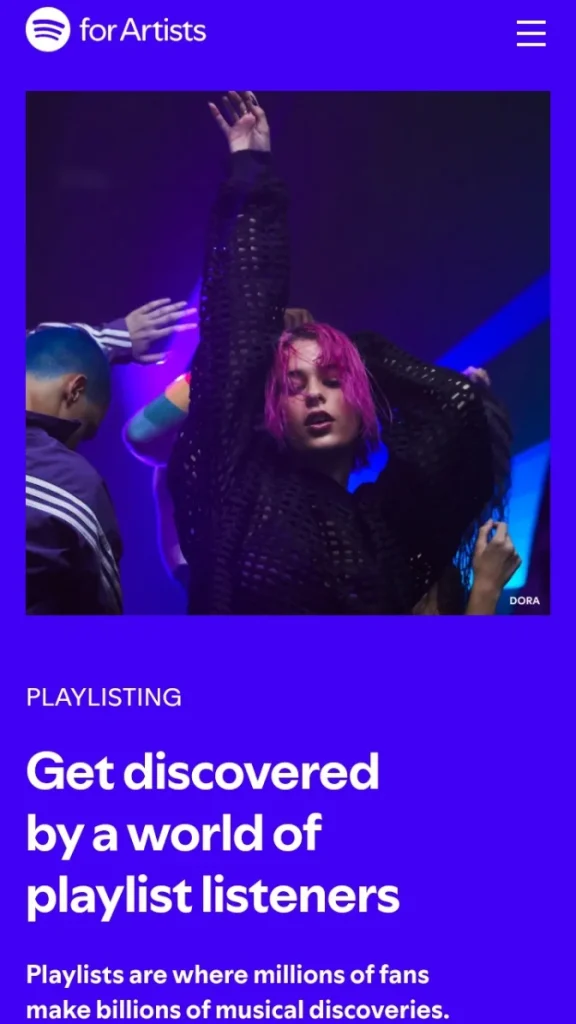 Spotify for Artists