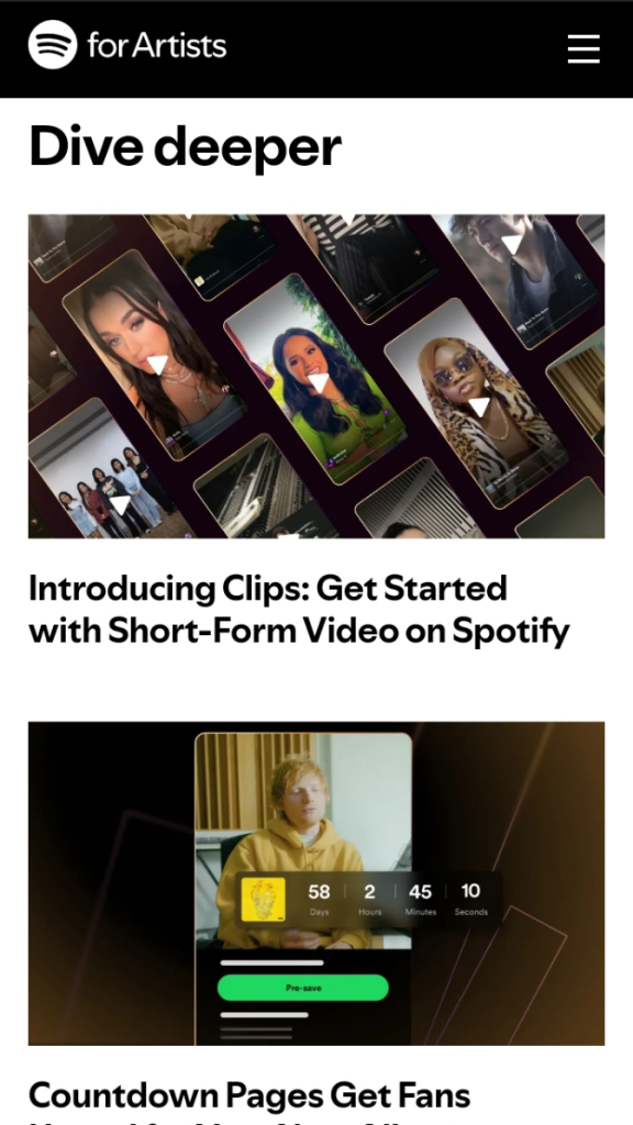 Spotify Premium for Artists