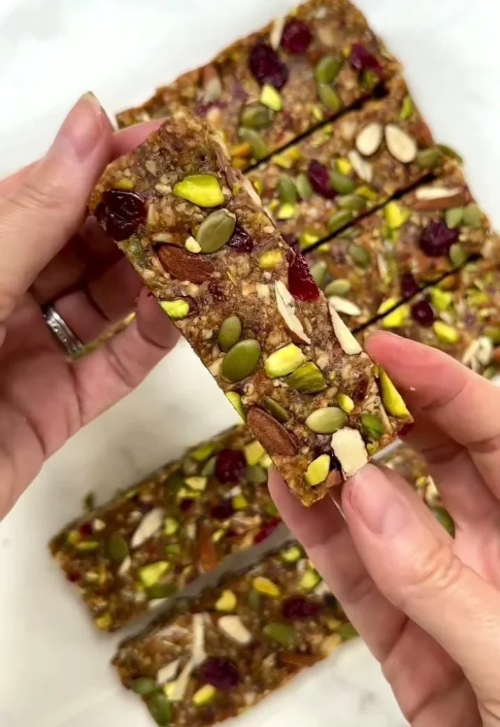 No-Bake Almond Date Bars