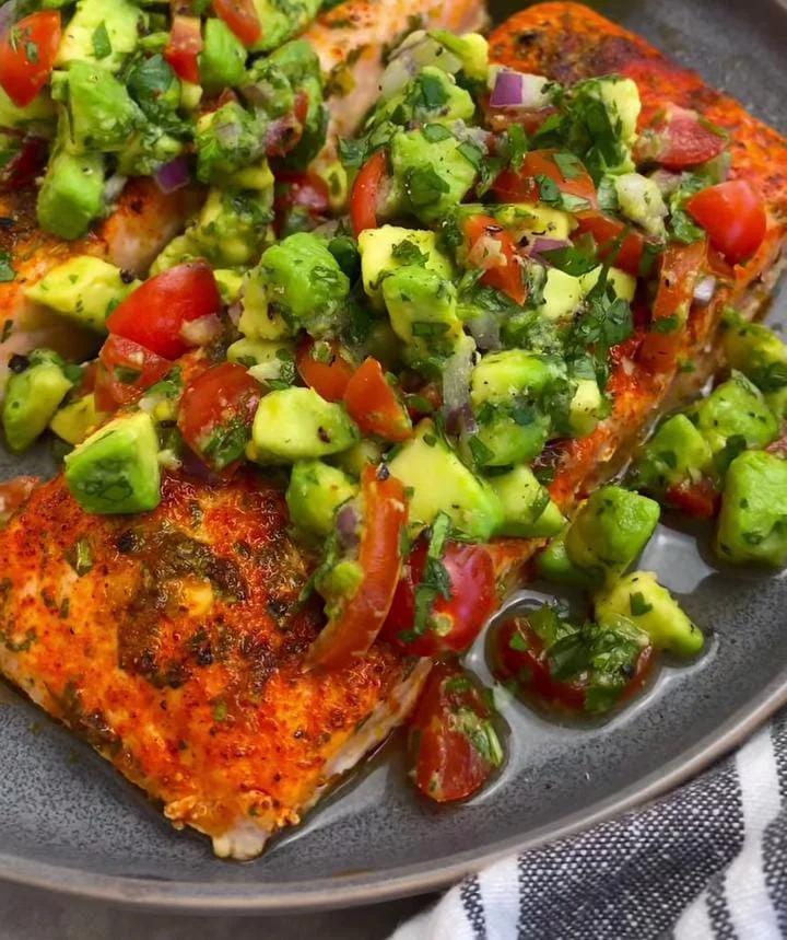 Cilantro-Lime Grilled Salmon Tacos