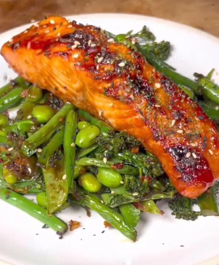 Teriyaki-Glazed Salmon Bowls