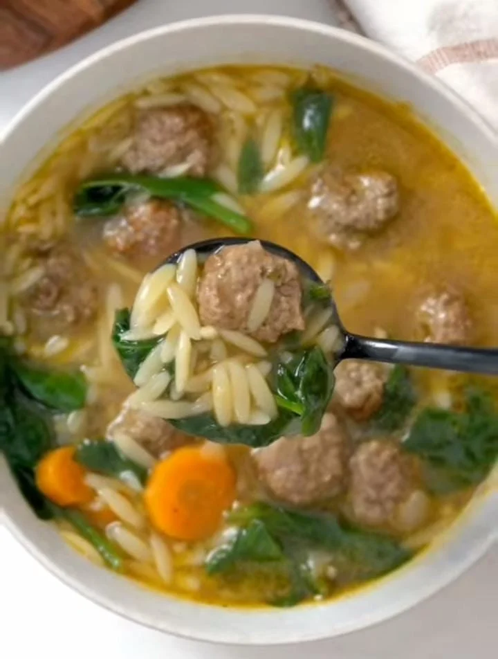 Crockpot Turkey Meatball Soup